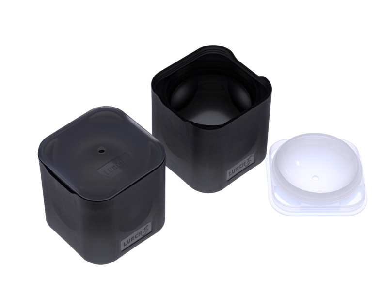 Lurch ICE FORMER bold Ø6 2er sæt Sort m/låg